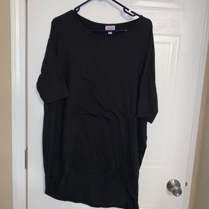 Lularoe solid black Irma VGUC sz large